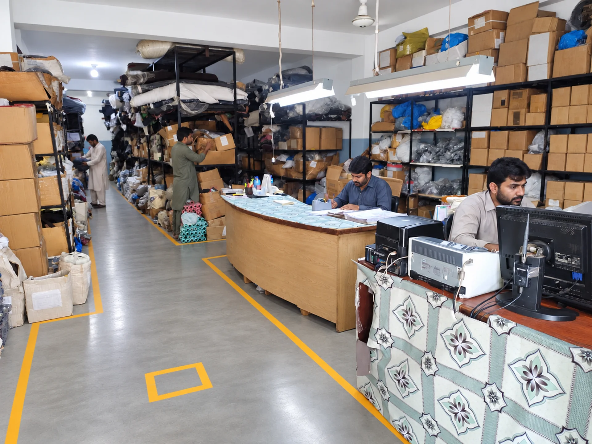 Organized materials and production office