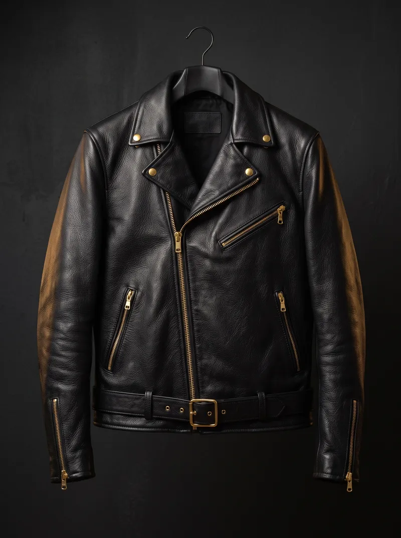 Leather Jackets private label leather manufacturing sample by Hashbloom International