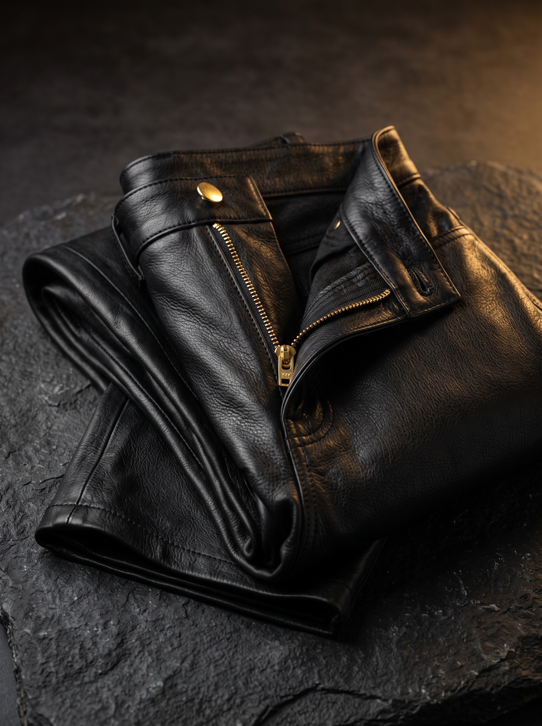 Leather Pants private label leather manufacturing sample by Hashbloom International