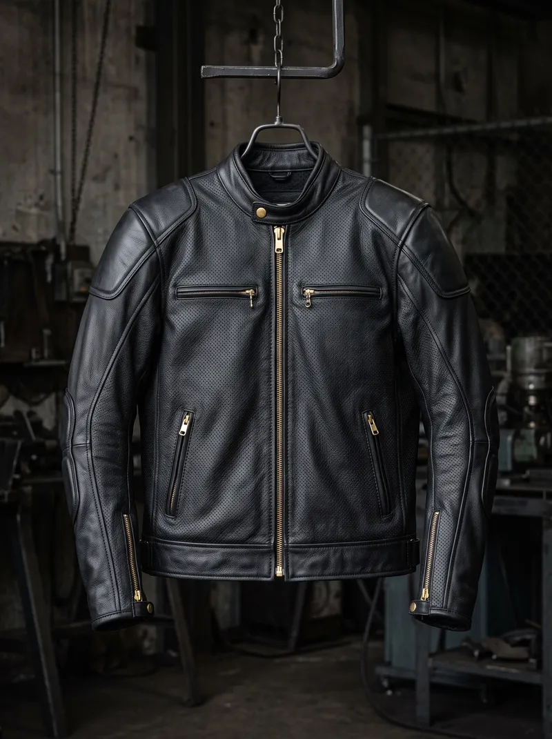 Motorcycle Gear private label leather manufacturing sample by Hashbloom International