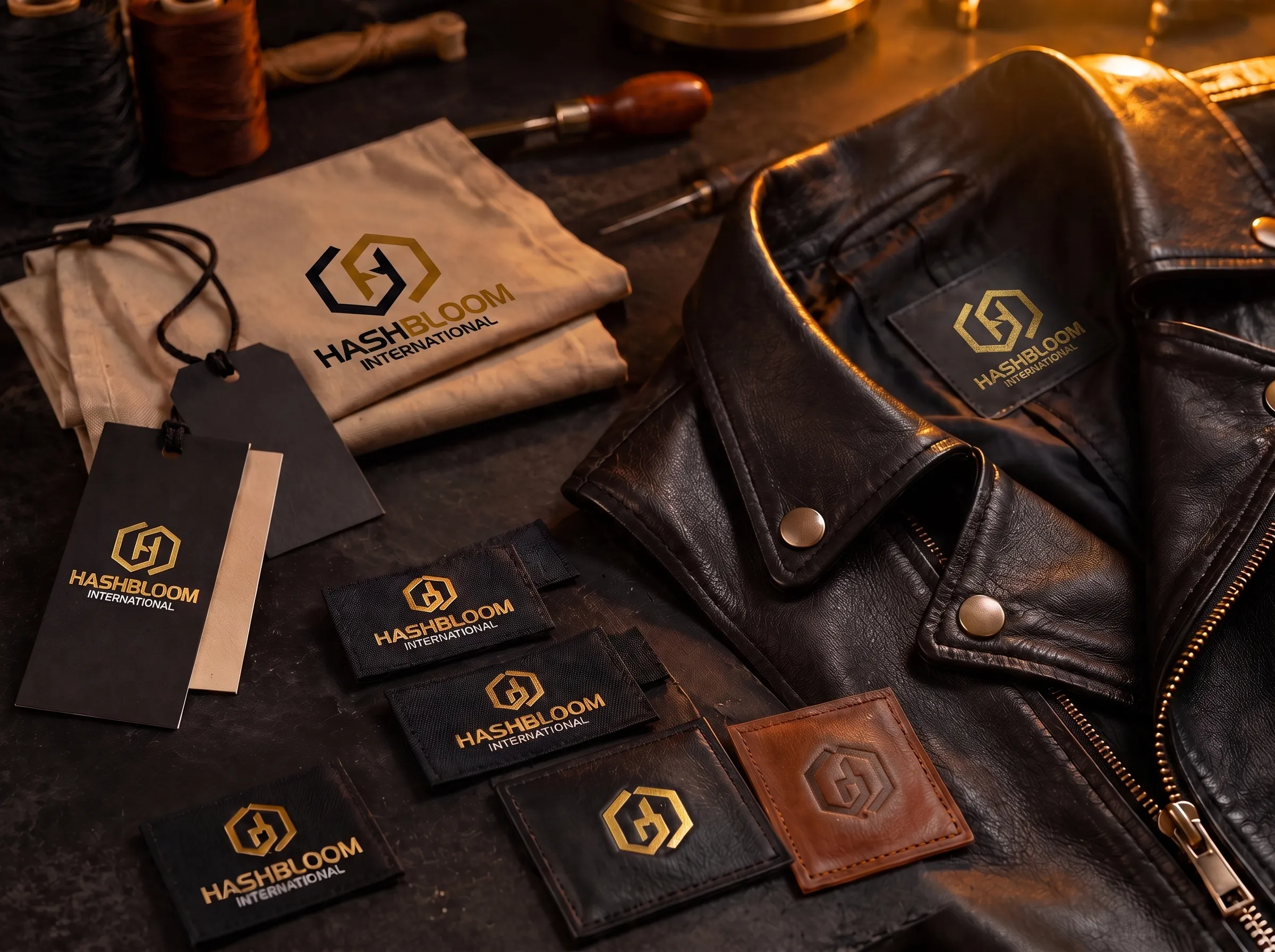 Private Label & Brand Identity Packaging - Hashbloom International leather factory Sialkot