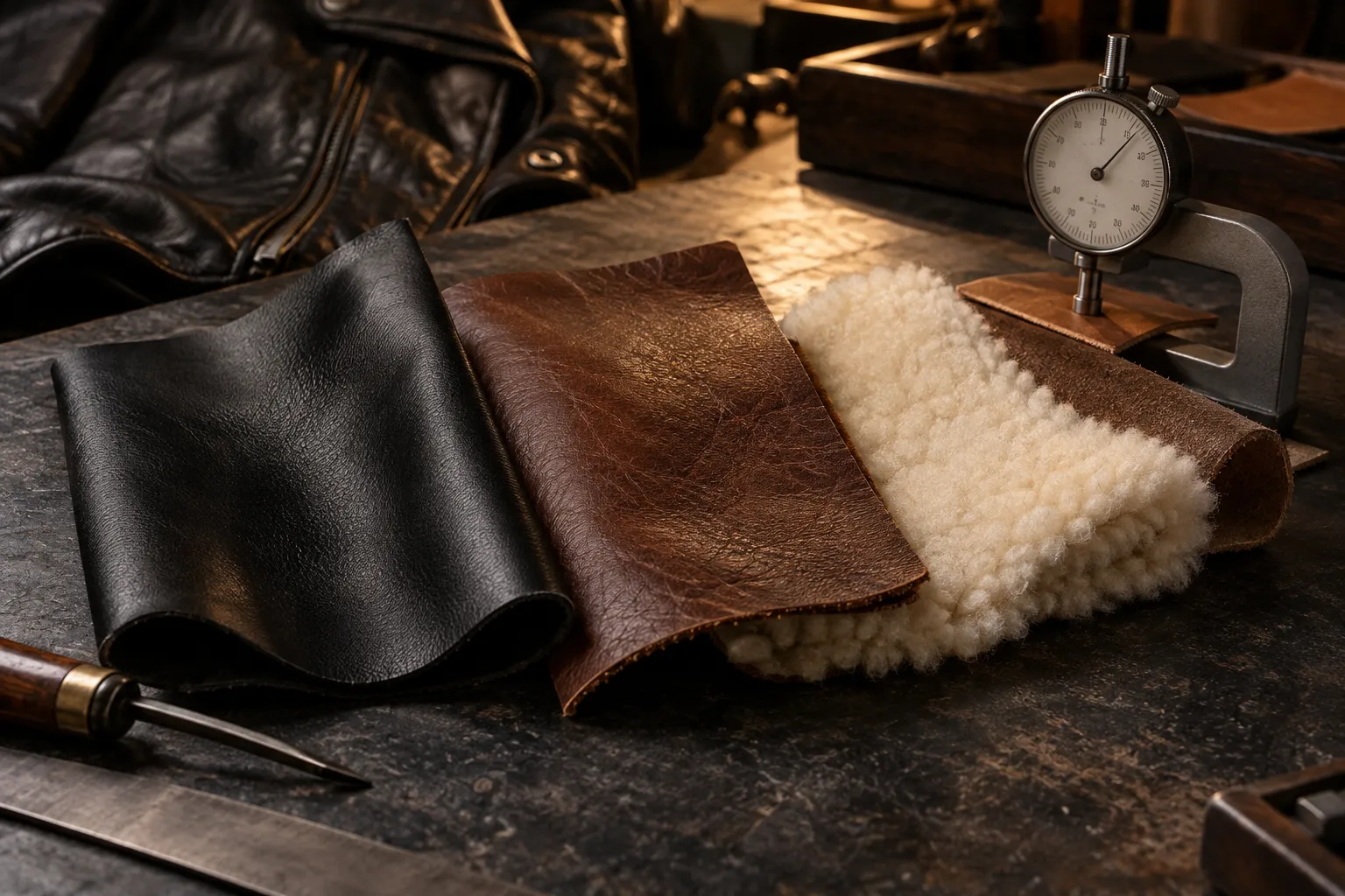 Leather Jacket Hide Thickness Guide: How Brands Choose Leather for Fashion, Biker and Shearling Jackets