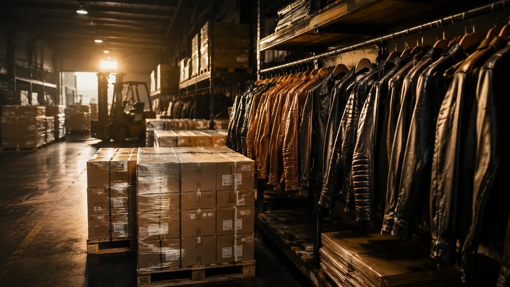 Leather apparel export logistics - Hashbloom International Sialkot