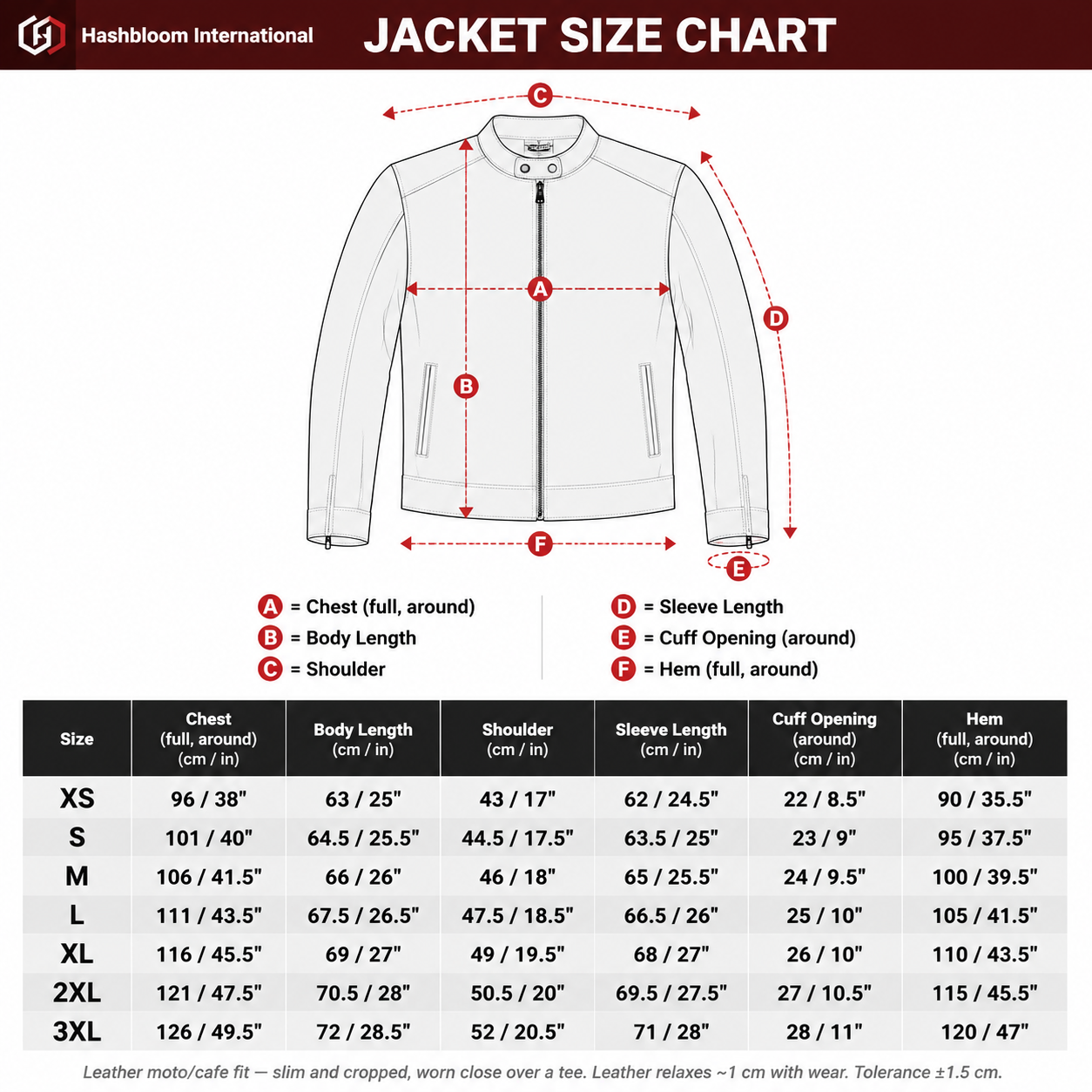 Men's Brown Goatskin Leather Cafe Racer Jacket manufacturing detail 6