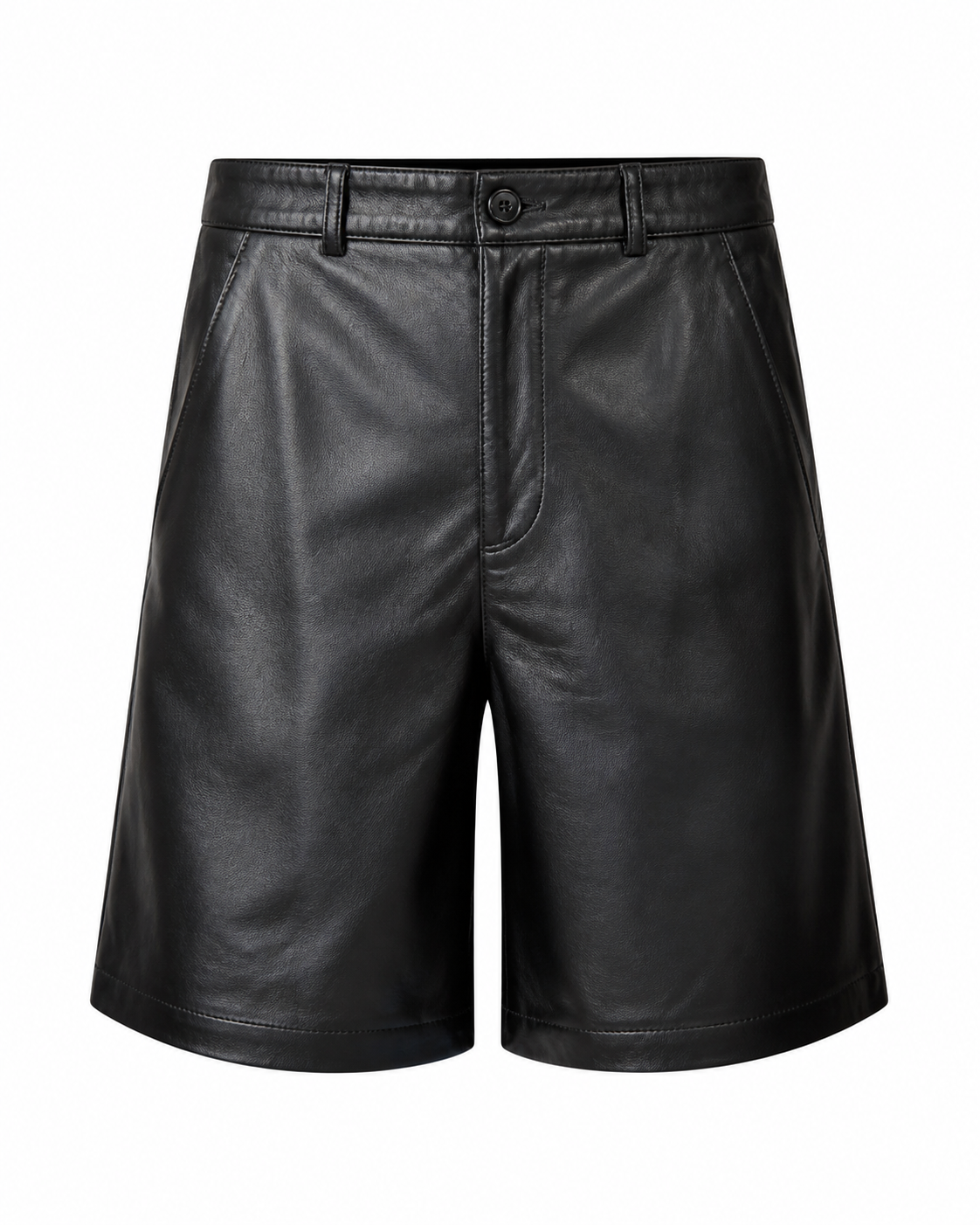 Men's Lambskin Leather Bermuda Shorts – Custom OEM - Custom Leather Manufacturer Sialkot Pakistan