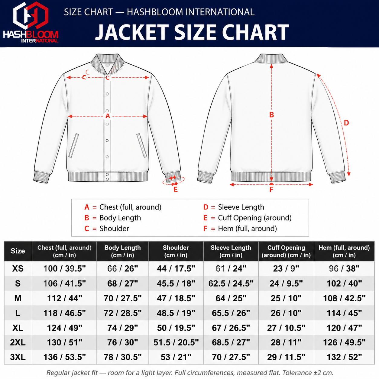 Men's Navy Collegiate Letterman Varsity Jacket manufacturing detail 6