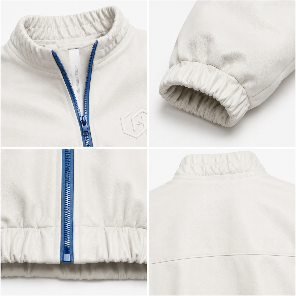 Men's Off-White Utility Track Jacket and Cargo Pant Set manufacturing detail 4
