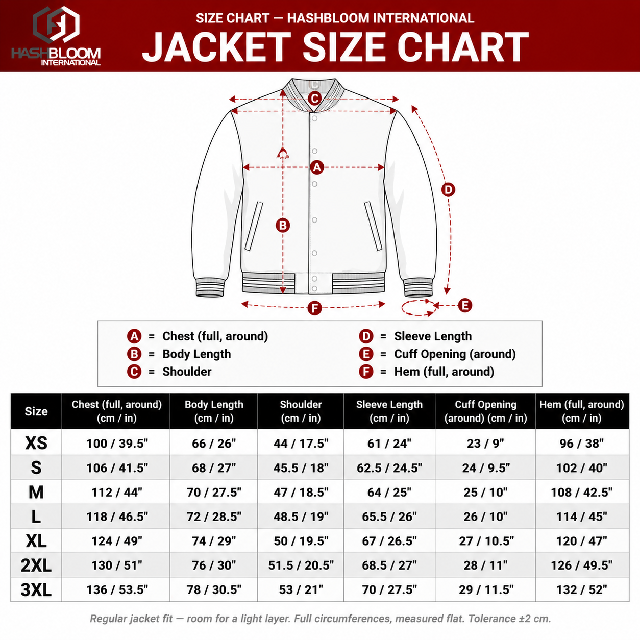 Men's Red 1911 Wool and Faux Leather Varsity Jacket manufacturing detail 6