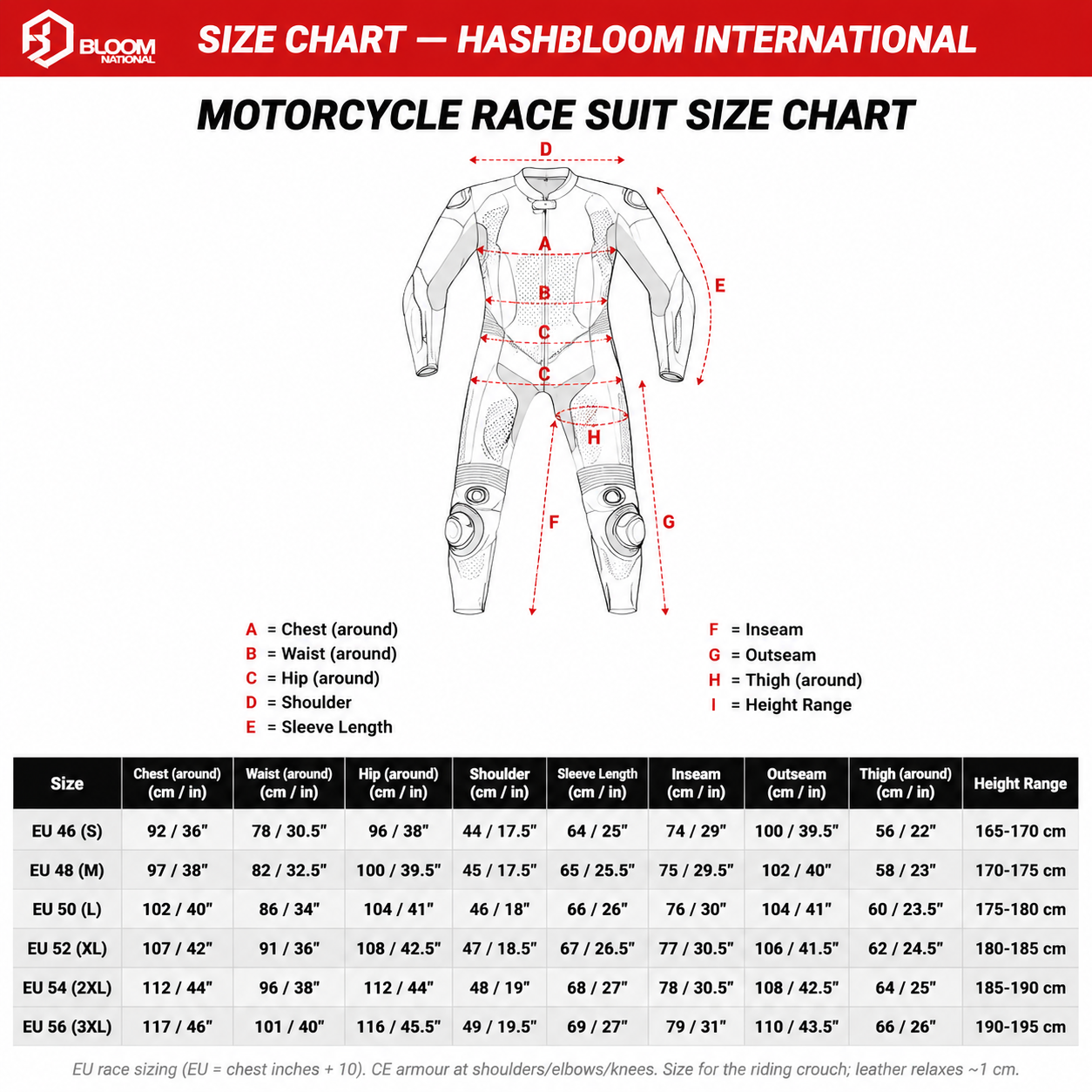 Men's Red Graphic Cowhide Two-Piece Motorcycle Racing Suit manufacturing detail 6