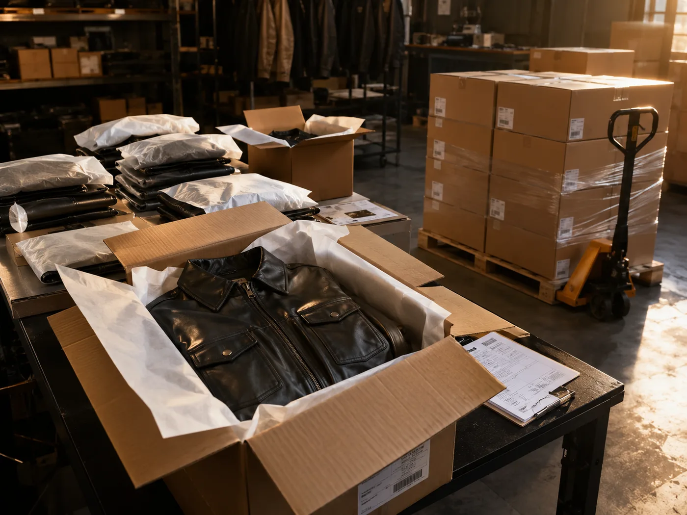 Global B2B Export & Logistics - Hashbloom International leather factory Sialkot