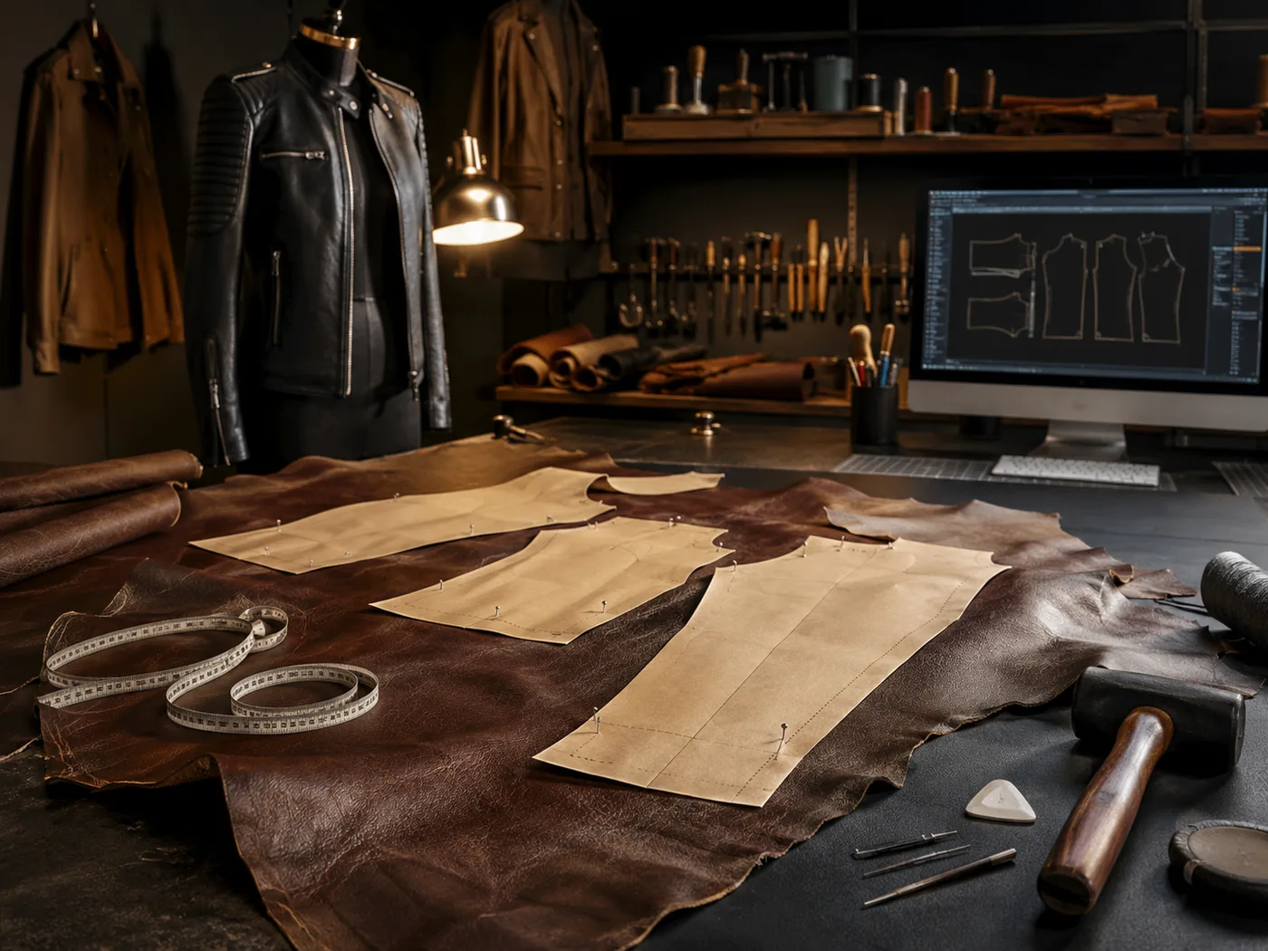 Leather Pattern Drafting & Size Grading - Hashbloom International leather factory Sialkot